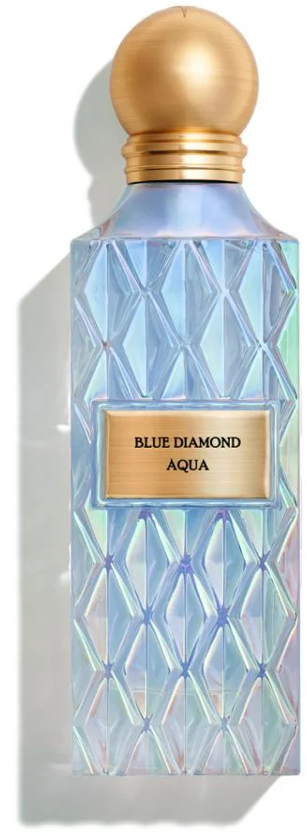 Blue Diamond Aqua perfume bottle 150ml fresh aquatic fragrance blue design