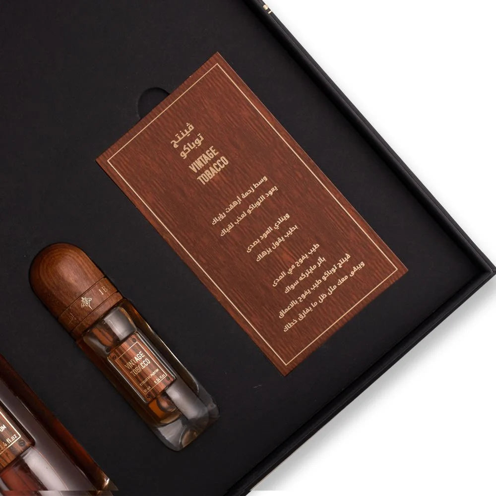 Vintage Tobacco Extrait de Parfum Set (100ml + 10ml)